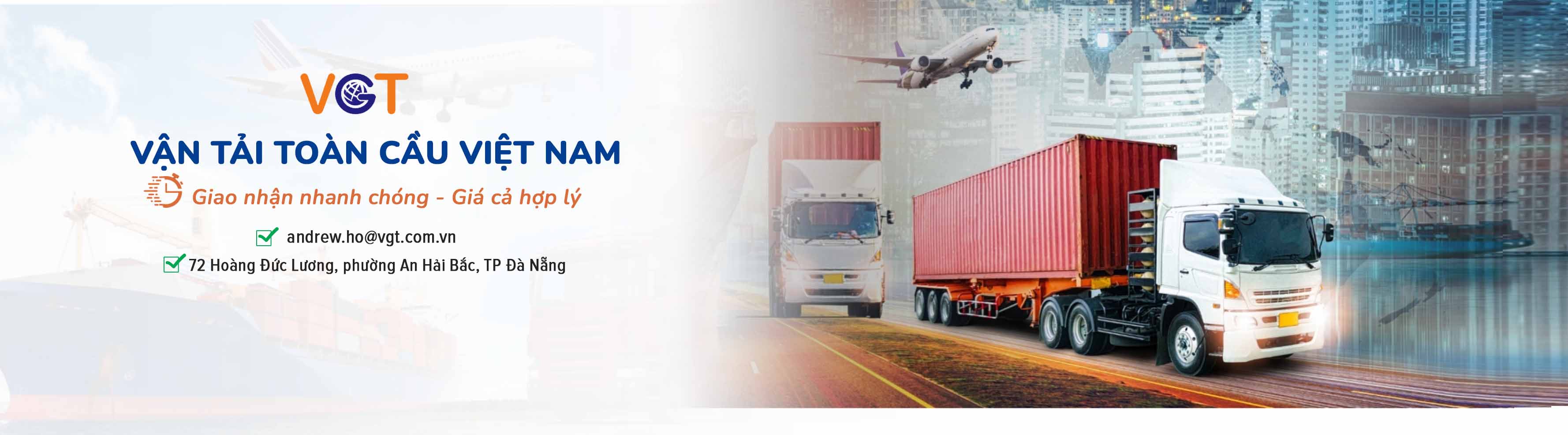 Công Ty Cổ Phần Vận Tải Toàn Cầu Việt Nam (VGT)- Chi Nhánh Đà Nẵng