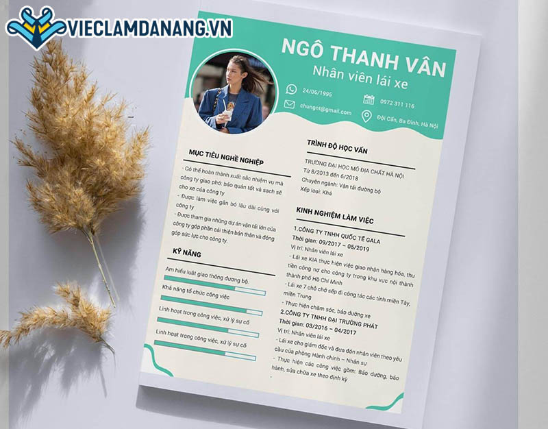 Cách viết CV xin việc lái xe đầy đủ và chi tiết nhất